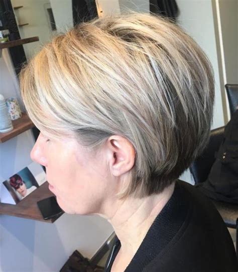 The straight locks and bronde tones help frame the face and emphasize your assets. 80 Best Hairstyles for Women Over 50 to Look Younger in 2021