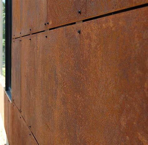 Regardless of the method you're using, be sure to work slowly and. Corten Steel Siding … in 2020 | Steel cladding, Corten ...