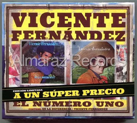 Vicente Fernandez Es La Diferencia Vicente Fernandez 2cd Mercadolibre