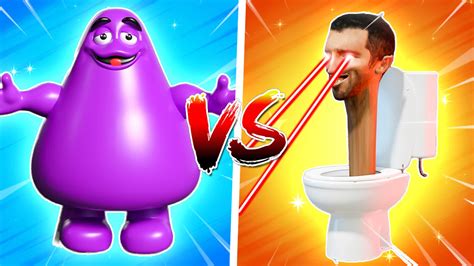 👾grimace Shake Vs Skibidi Toilet🚽 3000 8075 3392 By Bjr Fortnite Creative Map Code Fortnite Gg