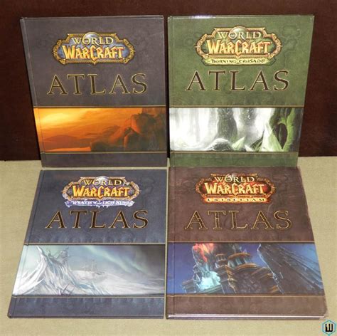 World Of Warcraft Atlas Collection Lot Of 4 Vanilla Wow Burning
