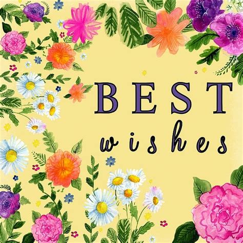 Download Best Wishes Yellow Flower Royalty Free Stock Illustration