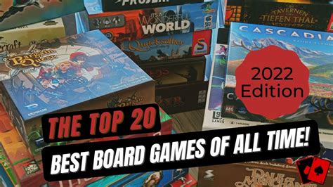 The 20 Best Board Games Of All Time 2022 Edition Youtube