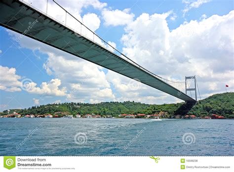 Bridge Between Asia And Europe Royalty Free Stock Photos Image 10599238