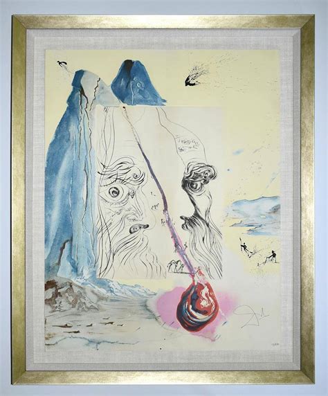 Salvador Dali Moses Monotheism Etchinglithograph Signed Limited Auction