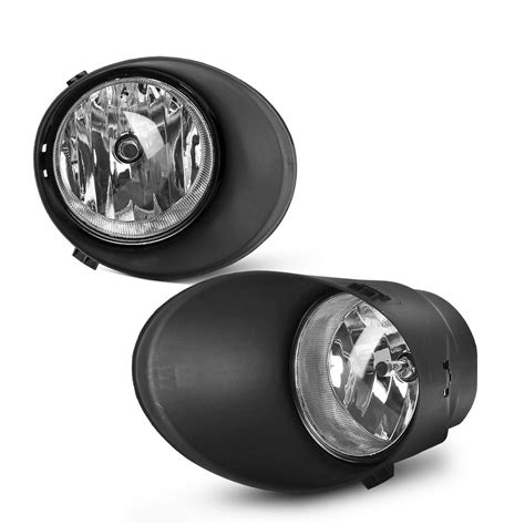 For 2007-2013 Toyota Tundra Fog Lights Clear Wires Switch Bezel Housing