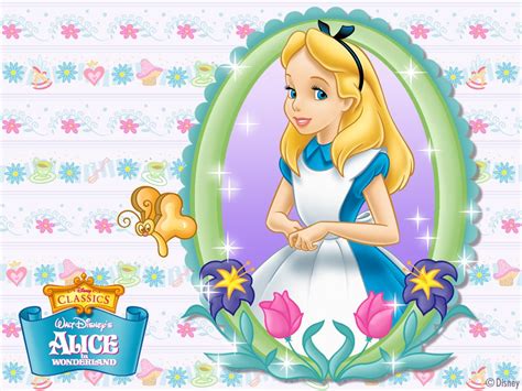 Alice In Wonderland Wallpaper Disney Wallpaper 34976685 Fanpop