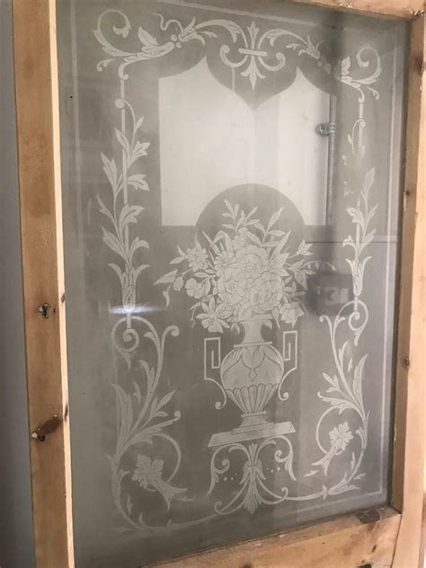 Antique Etched Glass Door In Dundonald Belfast Gumtree