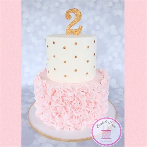 Pink And Gold Birthday Cake Birthday Cake Images