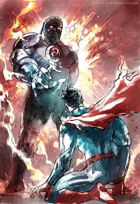 Darkseid And Superman Darkseid Superman Vs Darkseid Dc Comics Art