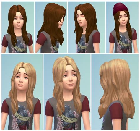 Half Up Messy Knot Female Hair At Birksches Sims Blog