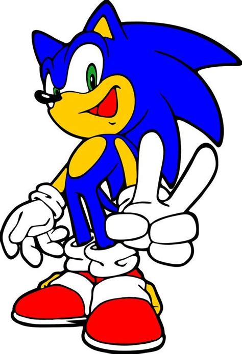 Sonic Svg/Eps/Png/Jpg/ClipartsPrintable Silhouette and | Sonic, Sonic