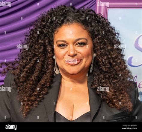 Michelle Buteau Wearing Dress By Keia Bounds Attends New York Premiere