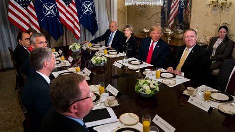 The us president responds to a viral video of canadian leader justin trudeau appearing to. NATO Summit Live Updates: Trump Calls Alliance 'Delinquent ...