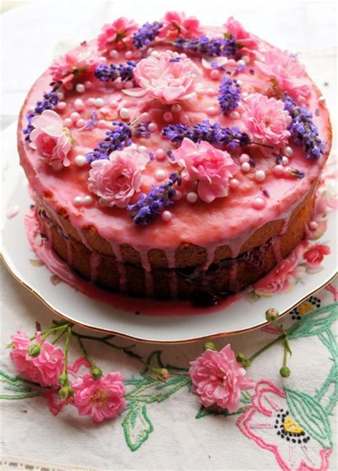 Vanilla Strawberry And Rose Victoria Sponge Cake For Lavender And Lovage