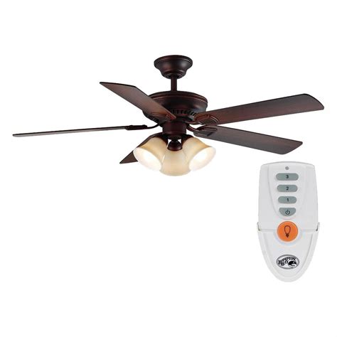 Refer to the instructions packaged with the light kits and switches for proper assembly. Campbell 52 in. LED Indoor Mediterranean Bronze Ceiling ...