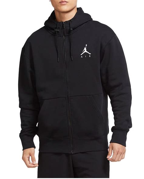 Nike Jordan Jumpman Air Fleece Full Zip Hoodie Ck6679 010 Svart