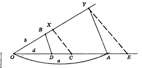 73*. Даны отрезки a, b, с, d, e. Постройте отрезок x=abc/de