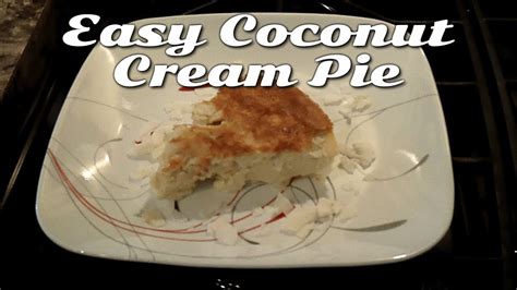 Perfect for use in place of any traditional pie crust (without any coconut. Diabetic-Friendly Easy Coconut Cream Pie - YouTube