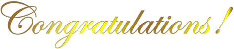 Download Free High Quality Congratulations Png Transparent Images