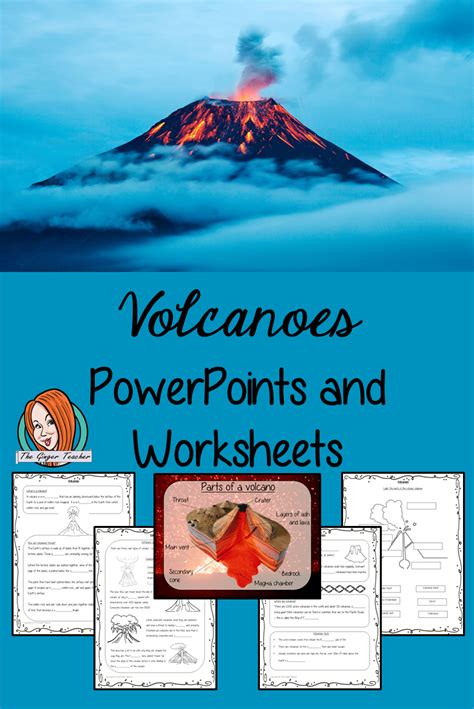 Volcanoes Powerpoint And Worksheets In 2021 Geography Lessons