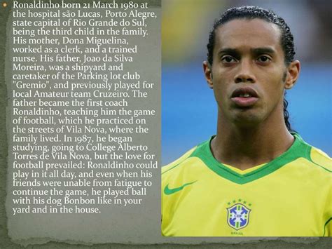 Honor your mother and father is mentioned twice in the old testament (most well known is exodus 20:20) and four times in the new testament. My Idol Ronaldinho - online presentation