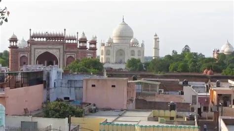 Nice View On The Taj Mahal And Surroundings From The Kamal Hotel