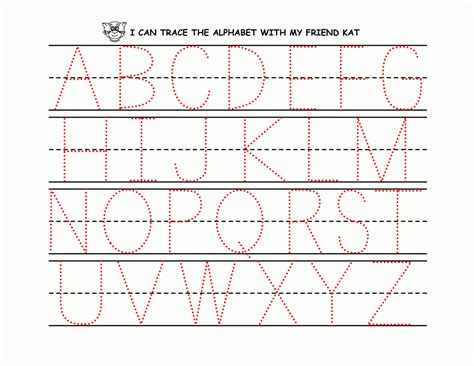 Printable Abc Traceable Worksheets