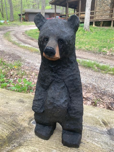 Art And Collectibles Art Objects Black Bear Bear Chainsaw Carving Bear