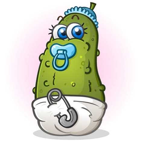 Cartoon Of A Funny Pickle Illustrations Royalty Free Vector Graphics