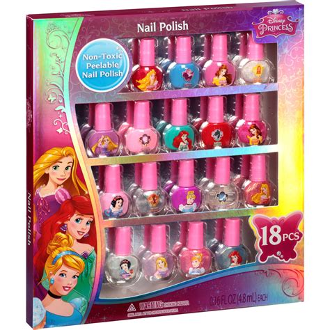 Disney Princess Nail Polish Gift Set 18 Pc Walmart Com