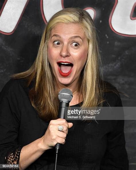 Comedian Christina Pazsitzky Performs During Her Appearance At The