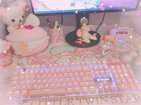 Aesthetic Gaming Setup Anime / New pink gaming setup haul / aesthetic