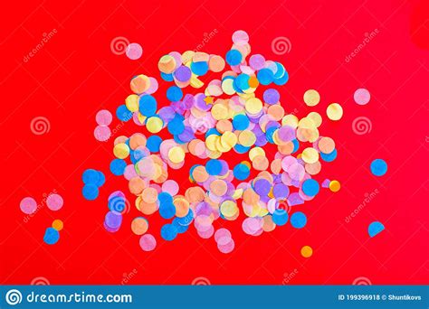 Festive Background Of Confetti Background Of Colorful Paper Confetti