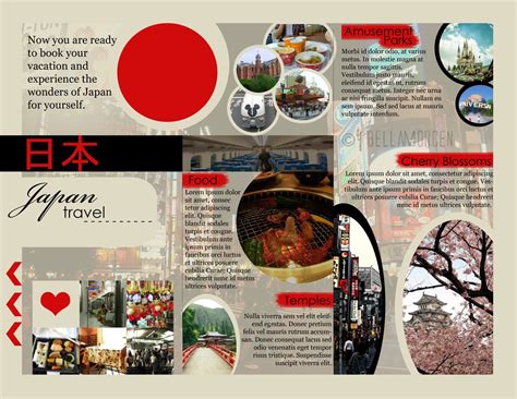 Resume Japan Travel Brochure