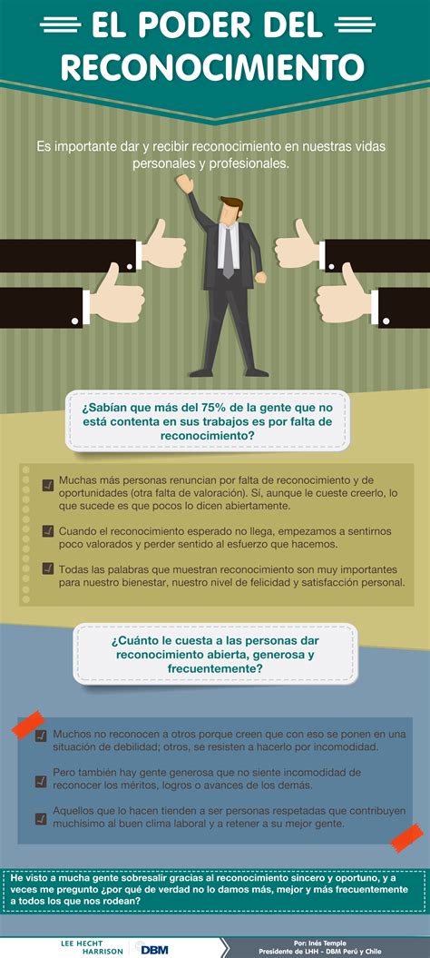Infografía El Poder Del Reconocimiento Blogs El Comercio Perú