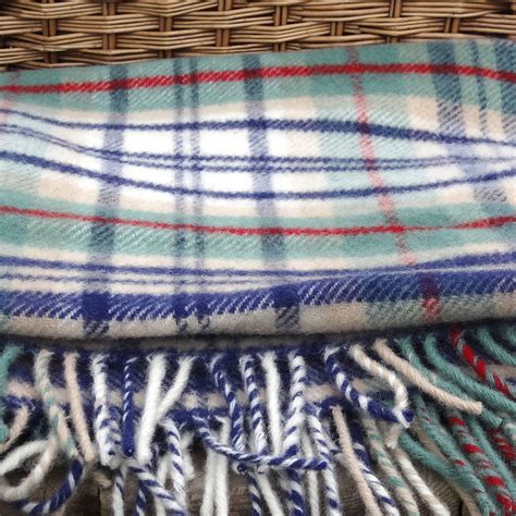 Traditional Tartan Wool Blanket By Artbox