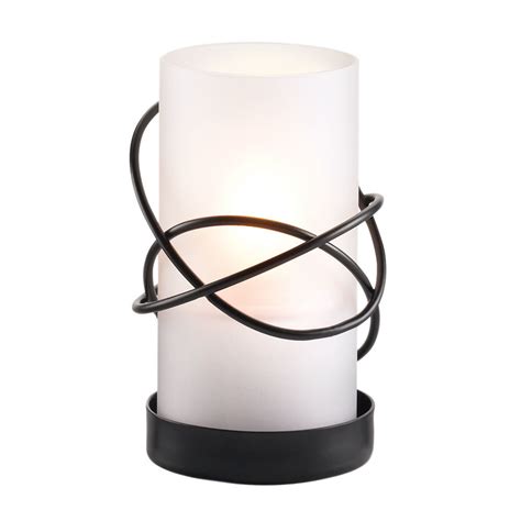 You'll find a range of styles and materials including black, nickel plated, brass color and dark gray/metal for. Sterno Products 85106 5" Atomic Black Lamp Base