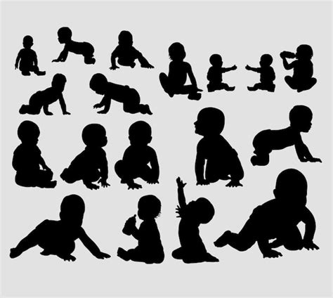 Baby Silhouette Images Free Vectors Stock Photos And Psd