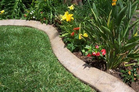 How To Lay Cement Garden Edging Tutorial Pics