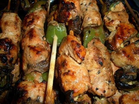 Shish Taouk Lebanese Chicken Skewers Recipe