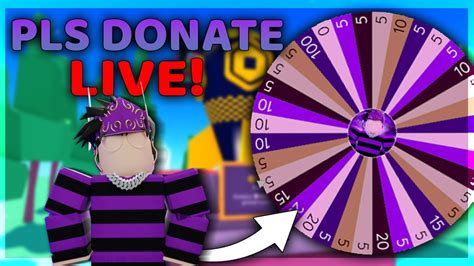 🔴live🔴 100 Robux Spin The Wheel In Pls Donate Donating And Raising