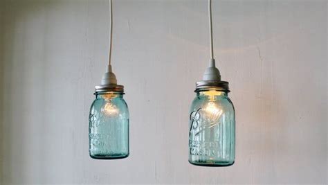 2 Mason Jar Pendant Lights Pair Of Hanging Pendant Lamps With Etsy