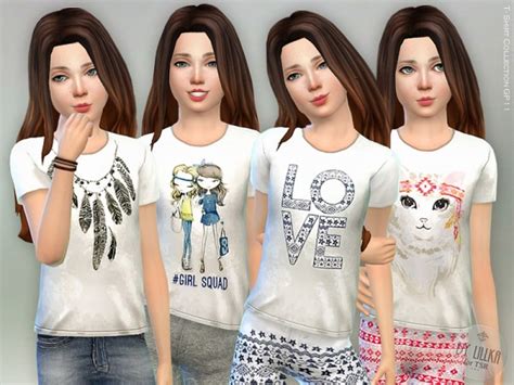 The Sims Resource T Shirt Collection Gp11 By Lillka • Sims 4 Downloads