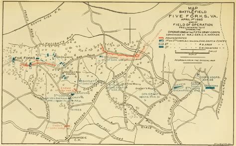 The Battle of Five Forks: April 1, 1865 — The Siege of ...