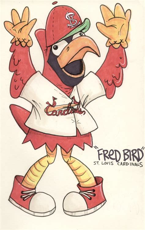 Fred Bird - St. Louis Cardinals | Baseball mascot tribute ...