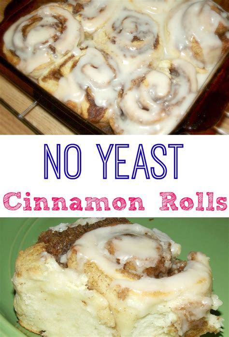Quick And Easy Homemade Cinnamon Rolls With No Yeast