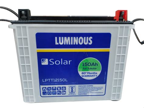 150 Ah 12 V Luminous Lptt12150l Tall Tubular Battery 60 Months At Rs