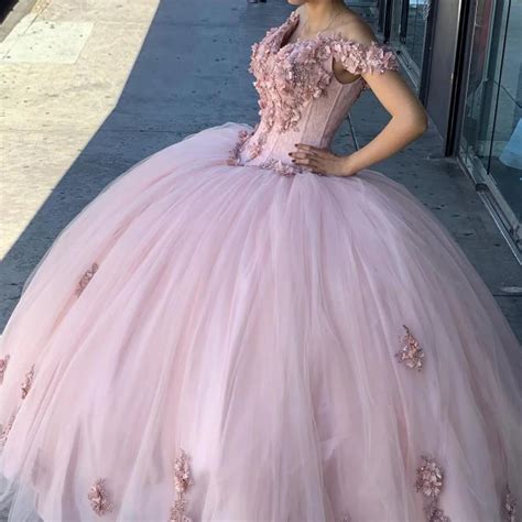 Pink Puffy Quinceanera Dresses