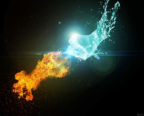 Water Vs Fire By Hgraphicarts On Deviantart